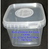 1100ml rearing tin with gauze in lid square